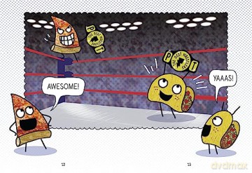 Pizza and Taco: Wrestling Mania!: (A Graphic Novel) - Stephen Shaskan [KSIĄŻKA]