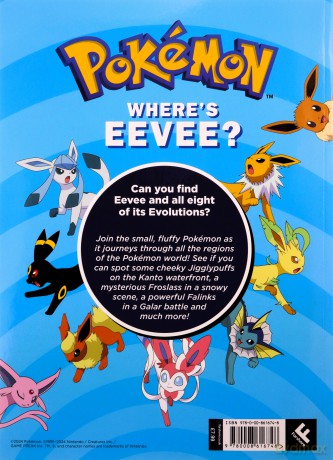 Pokémon Where's Eevee An Evolutions Search and Find Book: An action-packed search and find for fans aged 6 and up in this official Pokémon adventure! [KSIĄŻKA]