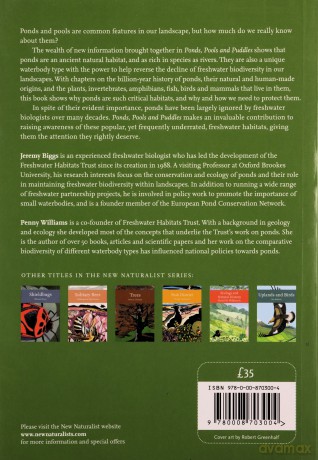 Ponds, Pools and Puddles (Collins New Naturalist Library) - Penny Williams [KSIĄŻKA]