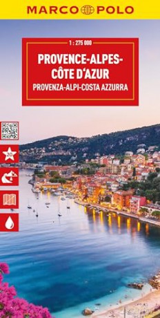 Provence, Alps, Cote d'Azur Marco Polo Map: Marco Polo Highlights [KSIĄŻKA]