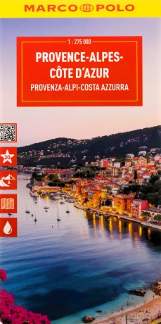 Provence, Alps, Cote d'Azur Marco Polo Map: Marco Polo Highlights [KSIĄŻKA]