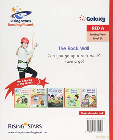 Reading Planet - The Rock Wall - Red A: Galaxy (Rising Stars Reading Planet) - Simon Mugford [KSIĄŻKA]