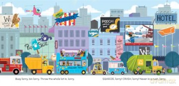 Red Lorry, Yellow Lorry: Board Book (Busy Vehicles!) - Michelle Robinson [KSIĄŻKA]