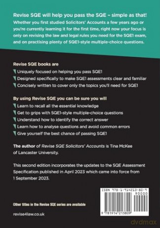 Revise SQE Solicitors' Accounts: SQE1 Revision Guide 2nd ed - Tina Mckee [KSIĄŻKA]