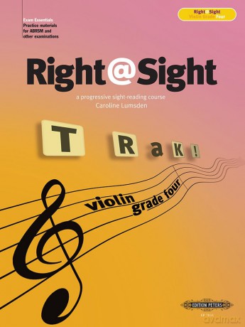Right@Sight for Violin (Grade 4) (EP7834): A Progressive Sight-Reading Course (Edition Peters) - Caroline Lumsden [KSIĄŻKA]