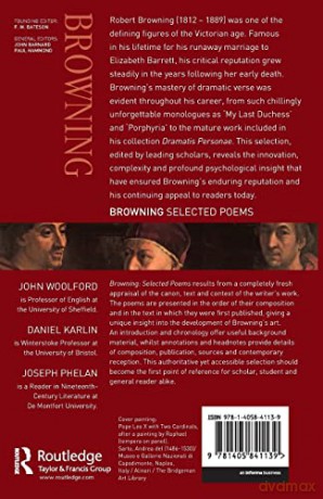 Robert Browning: Selected Poems: Selected Poems (Longman Annotated English Poets) - Robert Browning [KSIĄŻKA]