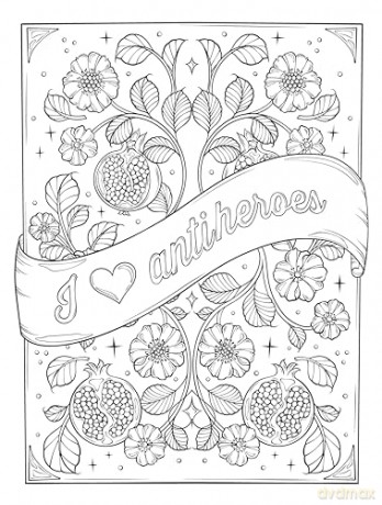 Romantasy Coloring Book: A Coloring Book (Dover Adult Coloring Books) [KSIĄŻKA]