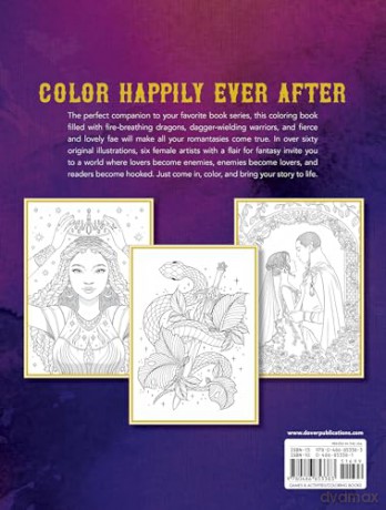 Romantasy Coloring Book: A Coloring Book (Dover Adult Coloring Books) [KSIĄŻKA]