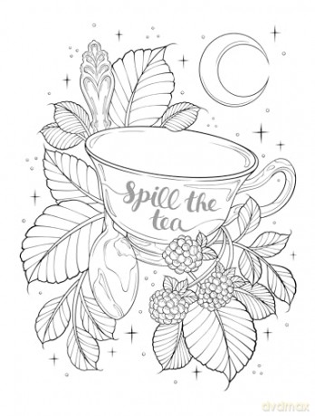 Romantasy Coloring Book: A Coloring Book (Dover Adult Coloring Books) [KSIĄŻKA]