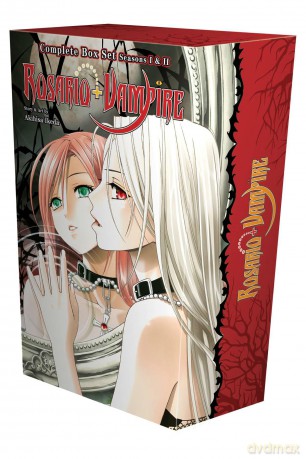 Rosario+Vampire Complete Box Set: Volumes 1-10 and Season II Volumes 1-14 with Premium - Akihisa Ikeda [KSIĄŻKA]
