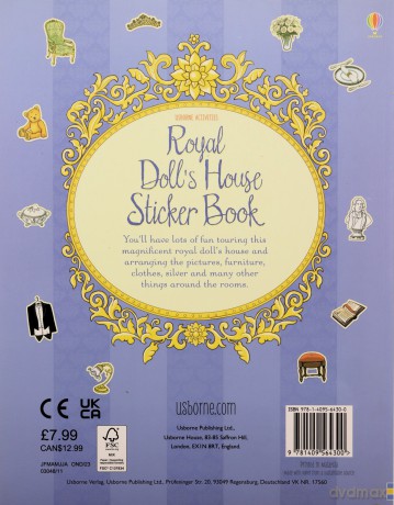 Royal Doll's House Sticker Book (Doll's House Sticker Books) - Not Known [KSIĄŻKA]