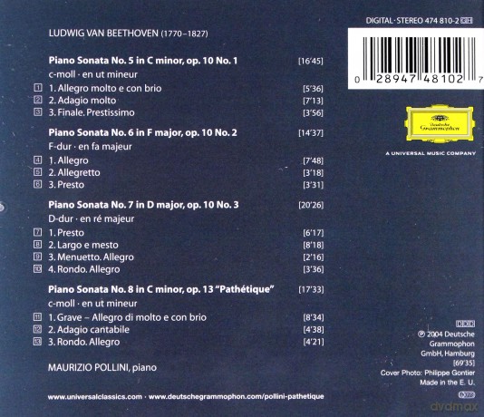 Pollini: Beethoven: Piano Sonatas [CD]