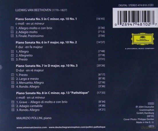 Pollini: Beethoven: Piano Sonatas [CD]