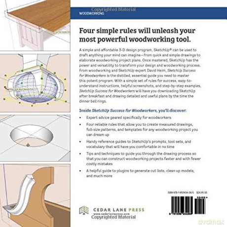 SketchUp Success for Woodworkers: Four Simple Rules to Create 3D Drawings Quickly and Accurately [KSIĄŻKA]