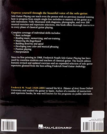 Solo Guitar Playing Volume 1 Fourth Edition Gtr - Frederick Noad [KSIĄŻKA]