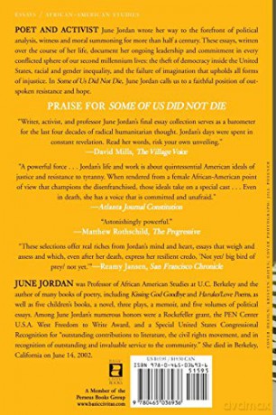 Some of Us Did Not Die: New and Selected Essays (New and and Selected Essays) - June Jordan [KSIĄŻKA]