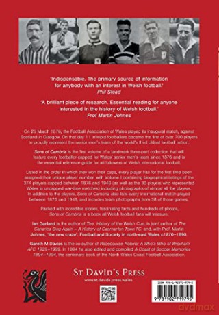 Sons of Cambria: The Who's Who of Welsh International Football Players, Volume 1 1876-1946: The Who's Who of Welsh International Football Players - Vol 1: 1876-1946 - Ian Garland [KSIĄŻKA]