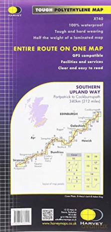 Southern Upland Way (Trail maps) (Trail Map XT40) - Unknown [KSIĄŻKA]