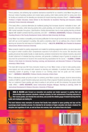 Specifications Grading: Restoring Rigor, Motivating Students, and Saving Faculty Time - Nilson Linda B. [KSIĄŻKA]