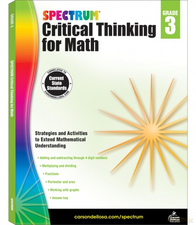 Spectrum Critical Thinking for Math, Grade 3 - Spectrum [KSIĄŻKA]