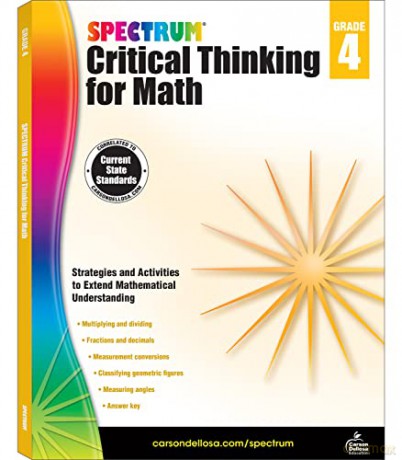 Spectrum Critical Thinking for Math, Grade 4: Volume 46 - Spectrum [KSIĄŻKA]