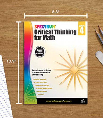 Spectrum Critical Thinking for Math, Grade 4: Volume 46 - Spectrum [KSIĄŻKA]