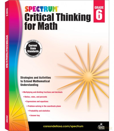 Spectrum Critical Thinking for Math, Grade 6 - Spectrum [KSIĄŻKA]