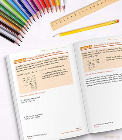 Spectrum Critical Thinking for Math, Grade 7: Volume 49 - Spectrum [KSIĄŻKA]