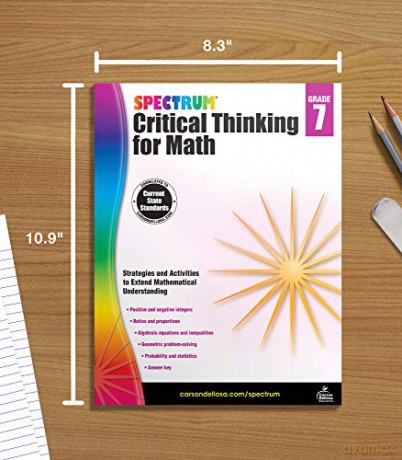 Spectrum Critical Thinking for Math, Grade 7: Volume 49 - Spectrum [KSIĄŻKA]