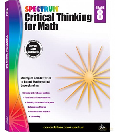 Spectrum Critical Thinking for Math, Grade 8: Volume 21 - Spectrum [KSIĄŻKA]