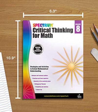 Spectrum Critical Thinking for Math, Grade 8: Volume 21 - Spectrum [KSIĄŻKA]