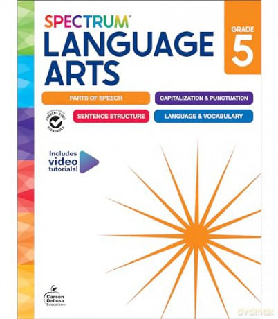 Spectrum Language Arts Workbook, Grade 5 - Spectrum [KSIĄŻKA]