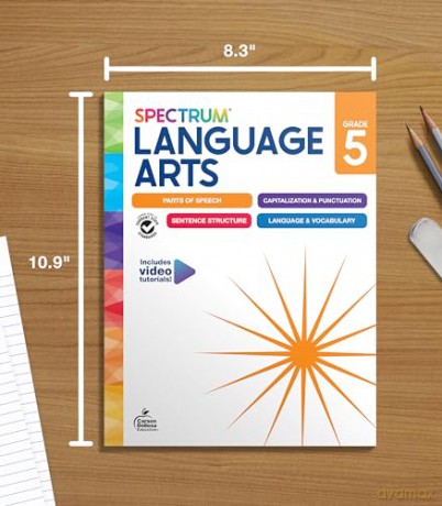 Spectrum Language Arts Workbook, Grade 5 - Spectrum [KSIĄŻKA]