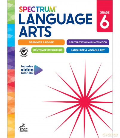 Spectrum Language Arts Workbook, Grade 6 - Spectrum [KSIĄŻKA]