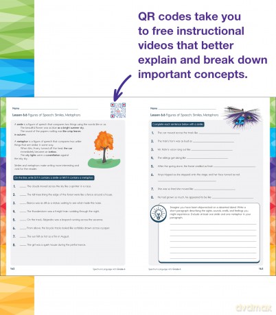 Spectrum Language Arts Workbook, Grade 6 - Spectrum [KSIĄŻKA]