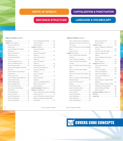 Spectrum Language Arts Workbook, Grade 6 - Spectrum [KSIĄŻKA]