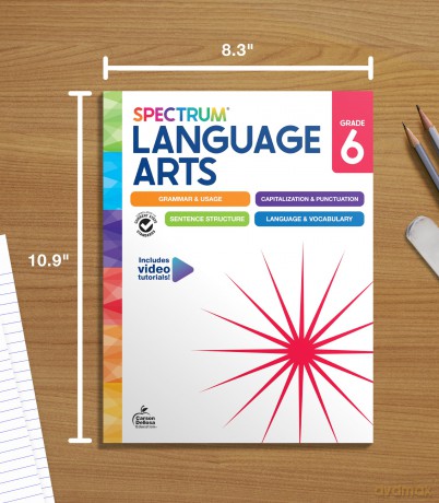 Spectrum Language Arts Workbook, Grade 6 - Spectrum [KSIĄŻKA]