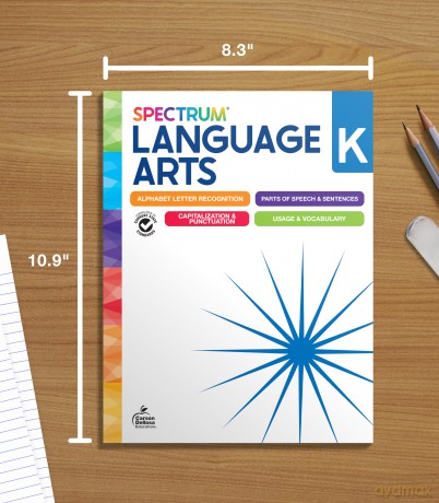 Spectrum Language Arts Workbook, Grade K - Spectrum [KSIĄŻKA]