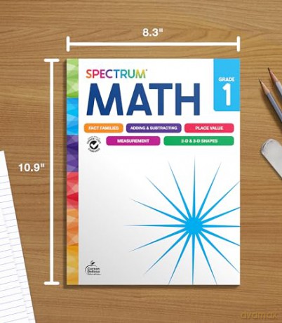 Spectrum Math Workbook, Grade 1 - Spectrum [KSIĄŻKA]