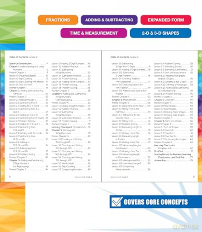 Spectrum Math Workbook, Grade 2 - Spectrum [KSIĄŻKA]