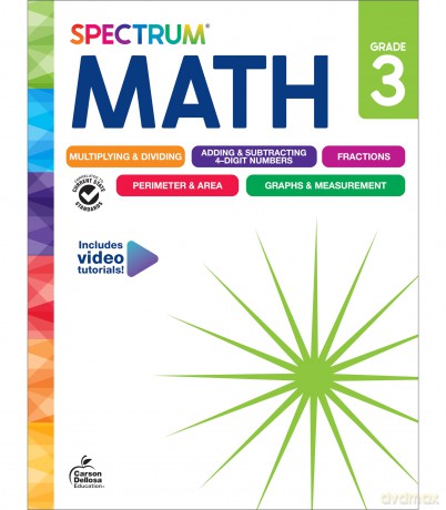 Spectrum Math Workbook, Grade 3 - Spectrum [KSIĄŻKA]