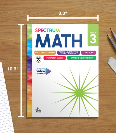 Spectrum Math Workbook, Grade 3 - Spectrum [KSIĄŻKA]