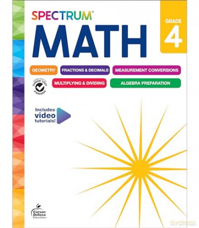 Spectrum Math Workbook, Grade 4 - Spectrum [KSIĄŻKA]
