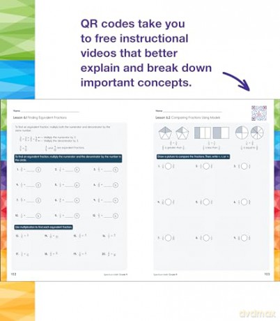 Spectrum Math Workbook, Grade 4 - Spectrum [KSIĄŻKA]