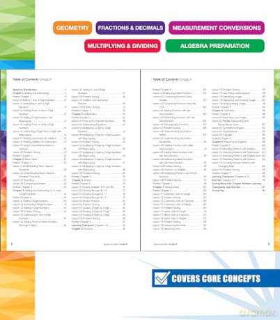 Spectrum Math Workbook, Grade 4 - Spectrum [KSIĄŻKA]