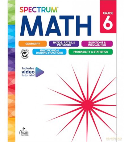 Spectrum Math Workbook, Grade 6 - Spectrum [KSIĄŻKA]