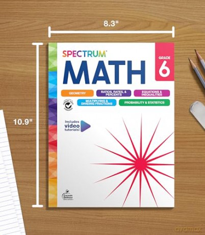 Spectrum Math Workbook, Grade 6 - Spectrum [KSIĄŻKA]