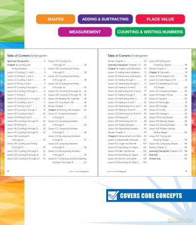 Spectrum Math Workbook, Grade K - Spectrum [KSIĄŻKA]