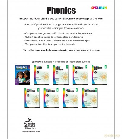 Spectrum Phonics, Grade 2 - Spectrum [KSIĄŻKA]
