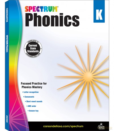 Spectrum Phonics, Grade K: Volume 90 - Spectrum [KSIĄŻKA]